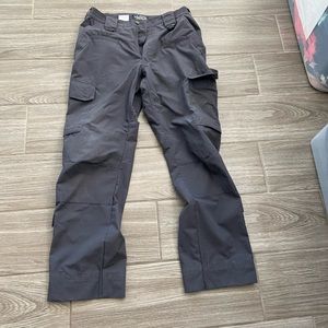 LAPG Dark Gray Industrial Utility Pants Cargo with Pockets on Side